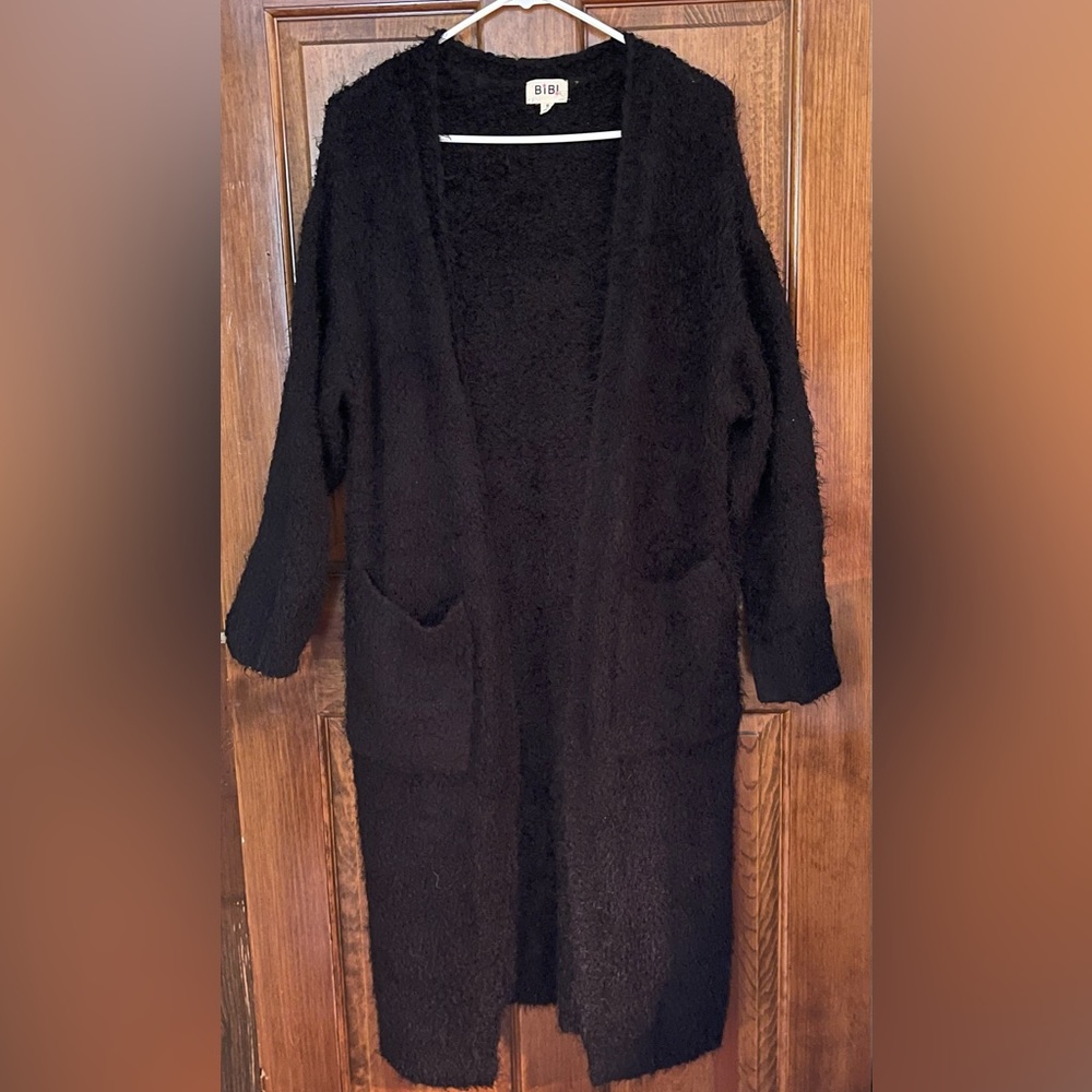 Women’s open front long cardigan sweater